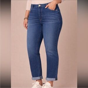 Democracy Ab"solution Blue Denim Girlfriend Jean size 16